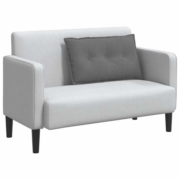 vidaXL Rygpude M&oslash;rkegr&aring; 80 x 50 cm Mikrofiberstof