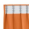 vidaXL Mørklægningsgardiner med ringe 2 pcs Lys Orange 140 x 140 cm