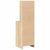 vidaXL Highboard Sonoma eg 40 x 40,5 x 135 cm Konstrueret tr&aelig;