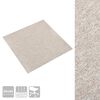 vidaXL tæppefliser 20 stk. 5 m² 50x50 cm lys beige