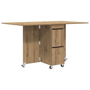 vidaXL Spisebord 2 pcs 140 x 80 x 77 cm Konstrueret tr&aelig; Artisan-eg