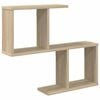 vidaXL V&aelig;ghylde Sonoma-eg 60 x 12 x 50,5 cm Konstrueret tr&aelig;
