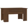 vidaXL sofabord 79x49x41 cm konstrueret tr&aelig; brun egetr&aelig;sfarve