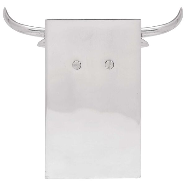 vidaXL Bogst&oslash;tter 2 pcs S&oslash;lv 21,5 x 15,5 x 20 cm Aluminium