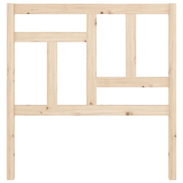 vidaXL sengegærde 95,5x4x100 cm massivt fyrretræ