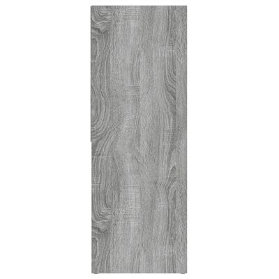 vidaXL bogreol 67x24x161 cm konstrueret træ grå sonoma-eg