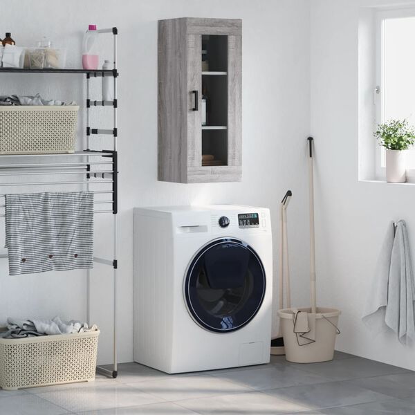 vidaXL v&aelig;gskab 34,5x34x90 cm gr&aring; sonoma-eg