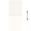 vidaXL zebragardin marmorbeige 100x230 cm stofbredde 95,9 cm polyester