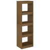 vidaXL bogreol/rumdeler 40x30x135,5 cm massivt fyrretr&aelig; gyldenbrun