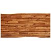 vidaXL spisebord med naturlig kant 180x90x75 cm massivt akacietr&aelig;