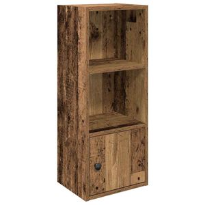 vidaXL bogreol 31x24x77 cm konstrueret tr&aelig; antikt tr&aelig;