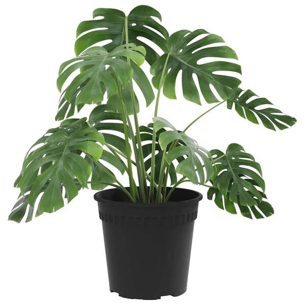 vidaXL Rund Blomsterpotte 6 pcs Sort &Oslash; 19 x 16 cm Plastik