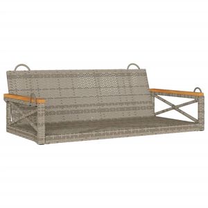vidaXL gyngeb&aelig;nk 109x62x40 cm polyrattan gr&aring;