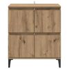 vidaXL Sideboard Artisan Egetr&aelig; 60 x 35 x 70 cm Ingeni&oslash;rt tr&aelig; og jern