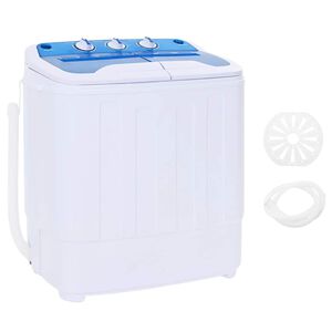 vidaXL mini-vaskemaskine dobbelttromle 5,6 kg