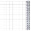 vidaXL havehegn 50x1,25 m galvaniseret st&aring;l s&oslash;lvfarvet