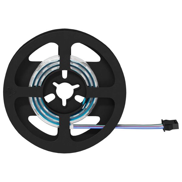 vidaXL LED Strip 4 pcs Sort og Gennemsigtig 40 x 0,8 x 0,3 cm