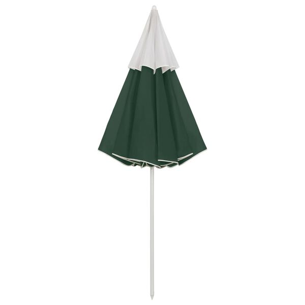 vidaXL strandparasol 300 cm grøn