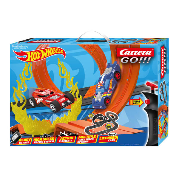 Carrera Go!!! racerbane og biler Hot Wheels 4,9 cm