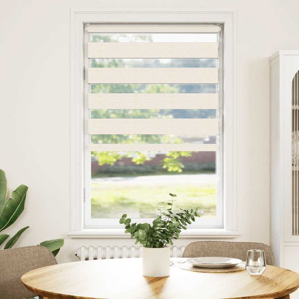 vidaXL zebragardin marmorbeige 70x100 cm stofbredde 65,9 cm polyester