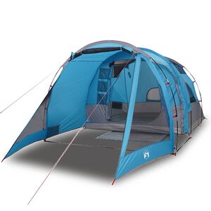 vidaXL 4-personers campingtelt vandt&aelig;t bl&aring;