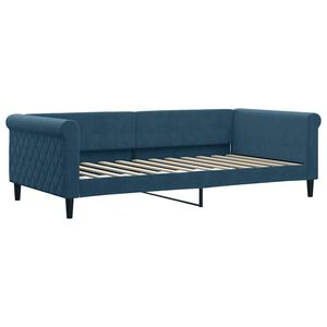 vidaXL daybed 100x200 cm velour bl&aring;