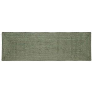 vidaXL Omr&aring;de t&aelig;ppe Olivengr&oslash;n 80 x 200 cm Jute