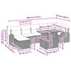 vidaXL Havesofa S&aelig;t med opbevaring 8 pcs Gr&aring; Poly rattan