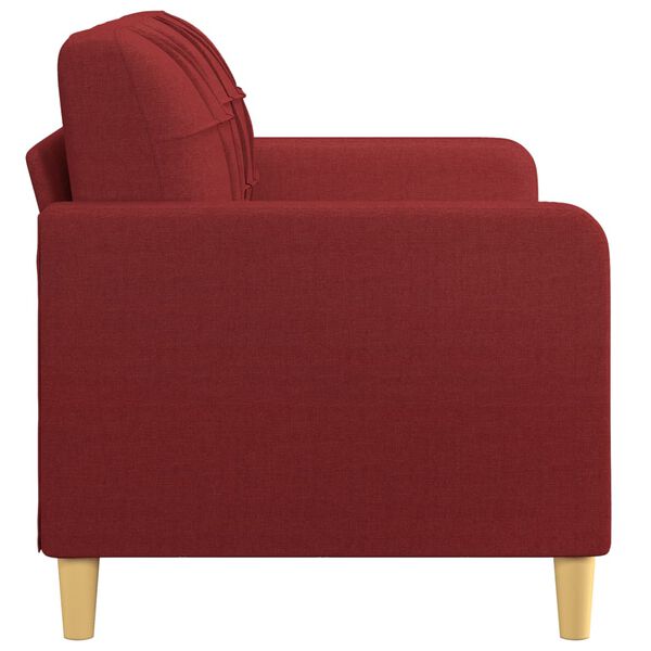 vidaXL 2-personers sofa 140 cm stof vinr&oslash;d