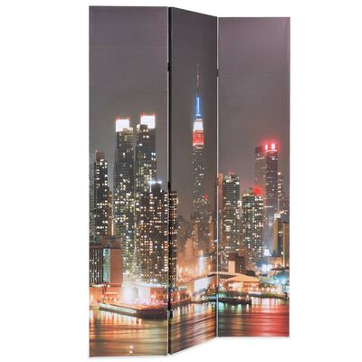 vidaXL foldbar rumdeler 120 x 170 cm New York by Night