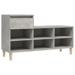 vidaXL skoreol 102x36x60 cm konstrueret tr&aelig; betongr&aring;