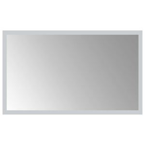 vidaXL LED badev&aelig;relsesspejl Transparent 50 x 30 cm h&aelig;rdet glas