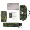 vidaXL Fisketelt med tag Camouflage 514 x 465 x 187 cm Polyester
