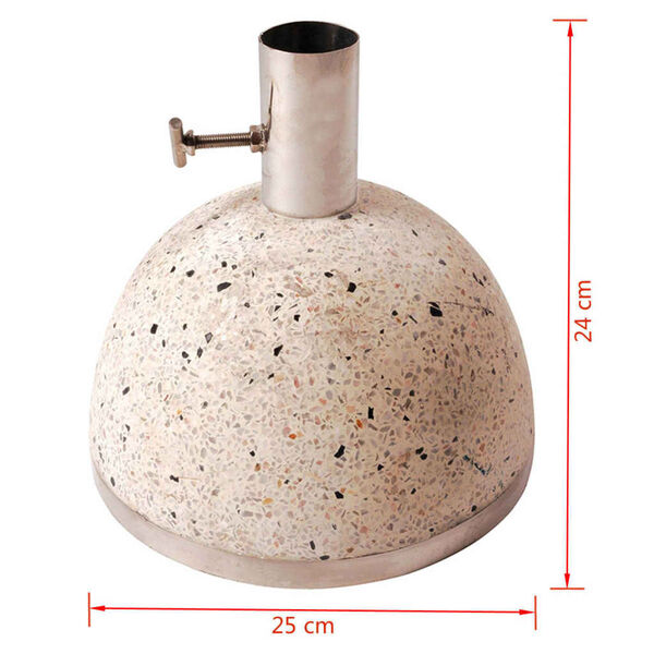 Esschert Design parasolfod S PV09, 11,5 kg, hvid