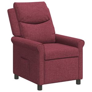 vidaXL Liggestol Vinr&oslash;d 69 x 93 x 102 cm Stof