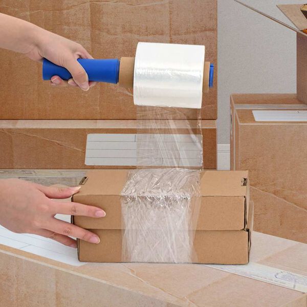 vidaXL strækfilm 10 stk 23 µm 10 cm x 300 m gennemsigtige