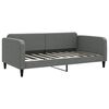 vidaXL daybed 100x190 cm stof m&oslash;rkegr&aring;