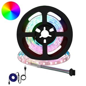 vidaXL LED Strip 2 pcs Sort og Gennemsigtig 750 mm Kobber og plastik