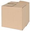 vidaXL Foldbar Kasse 50 stk. Naturfarvet 20 x 20 x 20 cm Pap