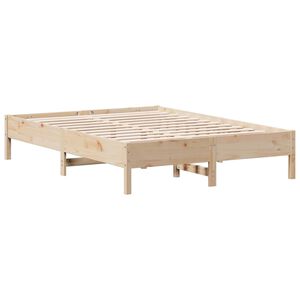 vidaXL sengeramme uden madras 120x200 cm massivt fyrretr&aelig;