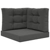 vidaXL Udend&oslash;rs Sofa Pude Polyester Antracit 60 x 60 cm