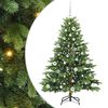 vidaXL Kunstigt juletr&aelig; med 150 LED'er Gr&oslash;n 150 cm PE og PVC