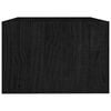 vidaXL sofabord 75x50x33,5 cm massivt fyrretr&aelig; sort