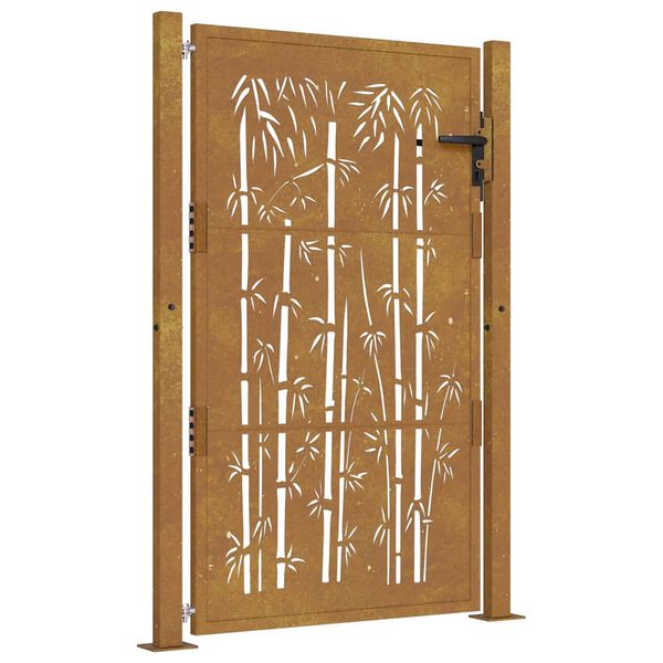 vidaXL havel&aring;ge 100x150 cm cortenst&aring;l bambusdesign