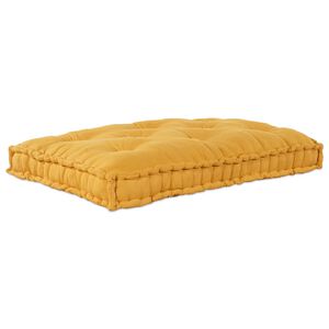 vidaXL Palle Sofa Pude Gul 120 x 80 x 12 cm Stof