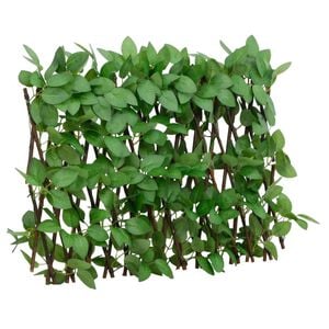 vidaXL espalier med kunstig vedbend 180x30 cm udvidelig gr&oslash;n