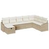 vidaXL Sofa S&aelig;t 8 stk. polyrattan