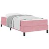 vidaXL Box spring seng med madras Lyser&oslash;d 90 x 210 cm Stof