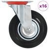 vidaXL drejehjul 16 stk. 125 mm