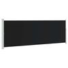 vidaXL sammenrullelig sidemarkise 160 x 514 cm sort